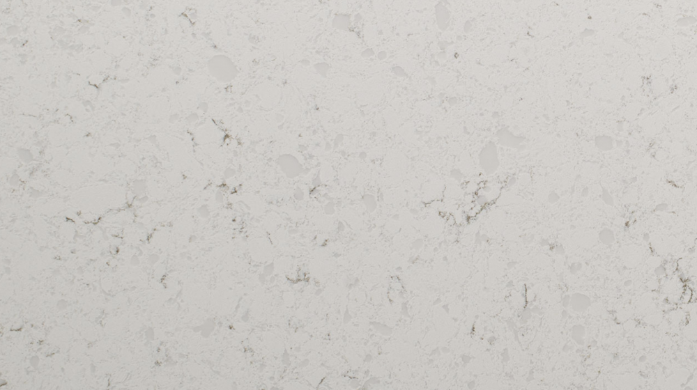 Elegant Blanca Statuarietto quartz slab featuring a warm white base adorned with soft grey swirls for countertops in River Forest Blanca Statuarietto quartz slab with warm white base adorned with soft grey swirls, perfect for countertops in River Forest homes