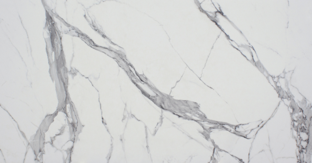 Statuario Extra porcelain slab featuring a bright white background with soft grey veining, perfect for countertops in Chicago Statuario Extra porcelain slab with bright white background and soft grey veining, ideal for countertops in Chicago homes