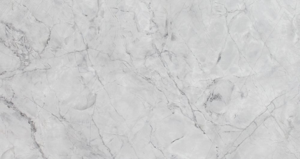 Super White porcelain slab with crisp white background and delicate grey veining, ideal for countertops in Deerfield homes